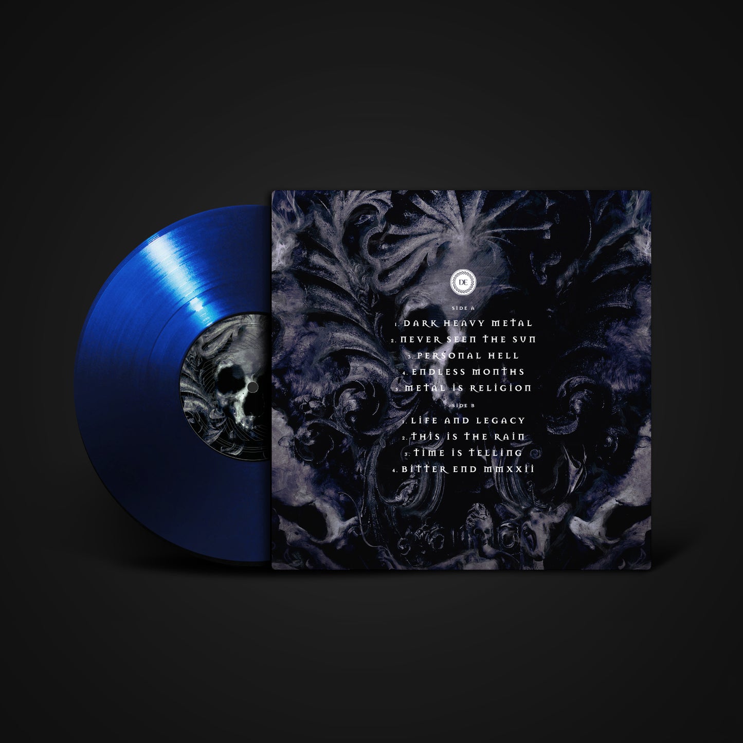 LP vinilo AZUL -álbum Dark Heavy Metal